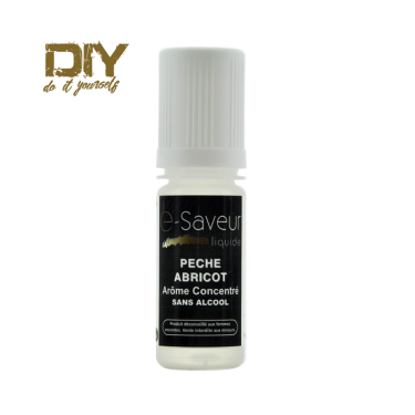 2 x AROME DIY PECHE ABRICOT SANS ALCOOL 10 ML